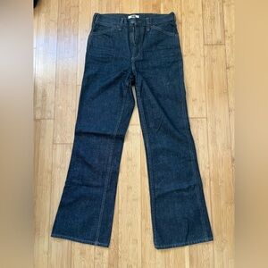 Uniqlo Dark Blue Women's Flare Jeans